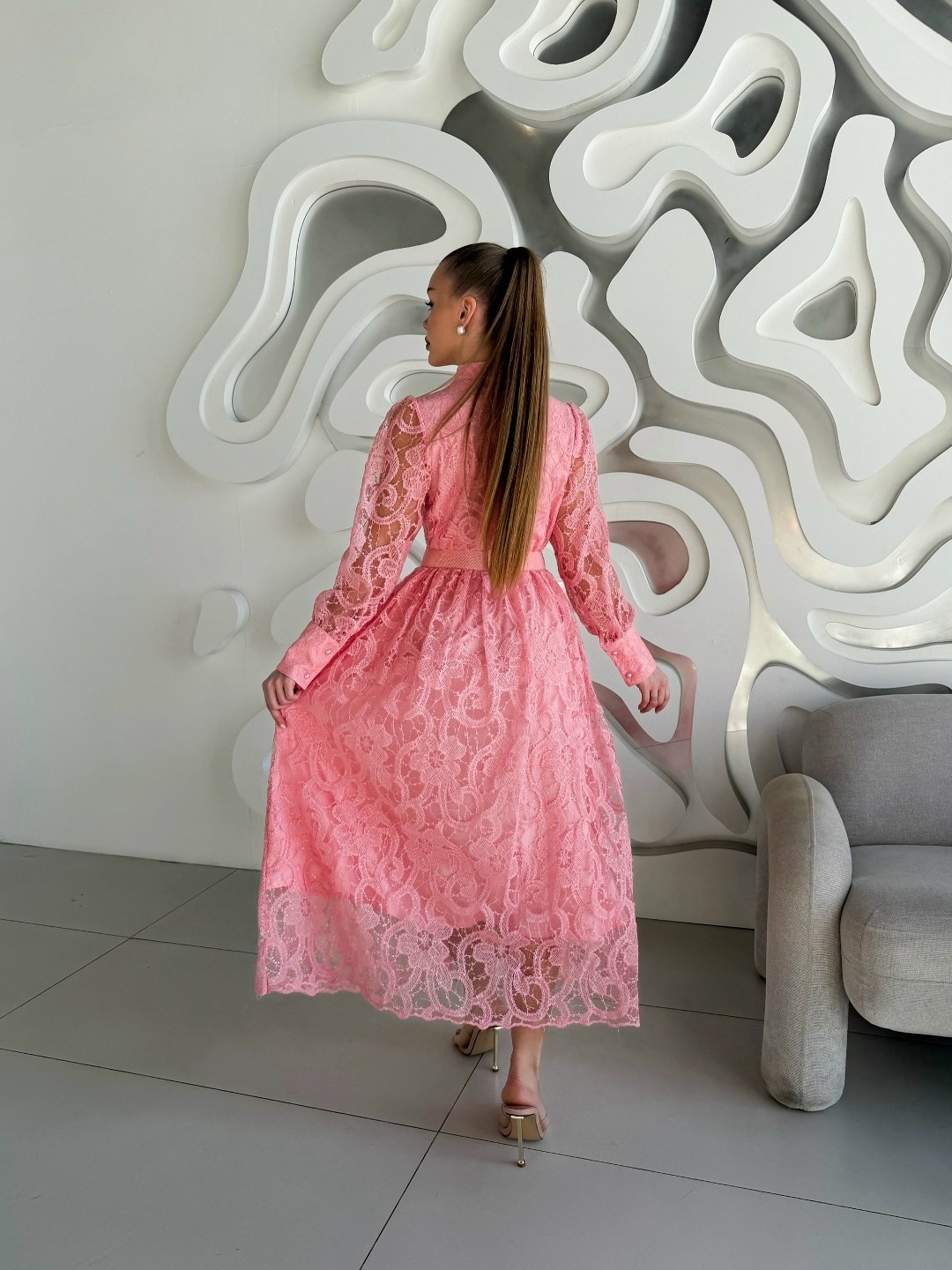 модное платье,кружевное платье,платье,женское платье,платье пудровое