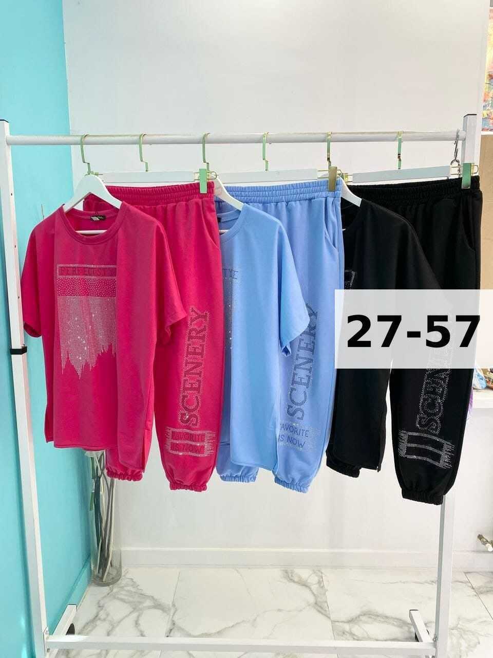 костюм спортивный женские летний,женский костюм двойка футболка/штаны nobilitas голубой (l размер),костюм спортивные женские костюмы,костюм двойка трикотаж,костюм двойка женская