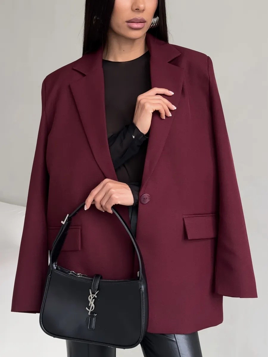 пиджак оверсайз классический удлиненный жакет slavalook brand,женский бордовый пиджак miu miu,пиджак оверсайз классический бордовый timm ricci,пиджак бордовый,пиджак свободного кроя rayana бордовый