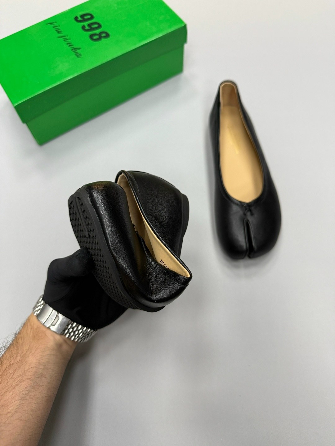 ,maison margiela tabi ballerinas,балетки,кожаные балетки,женские балетки