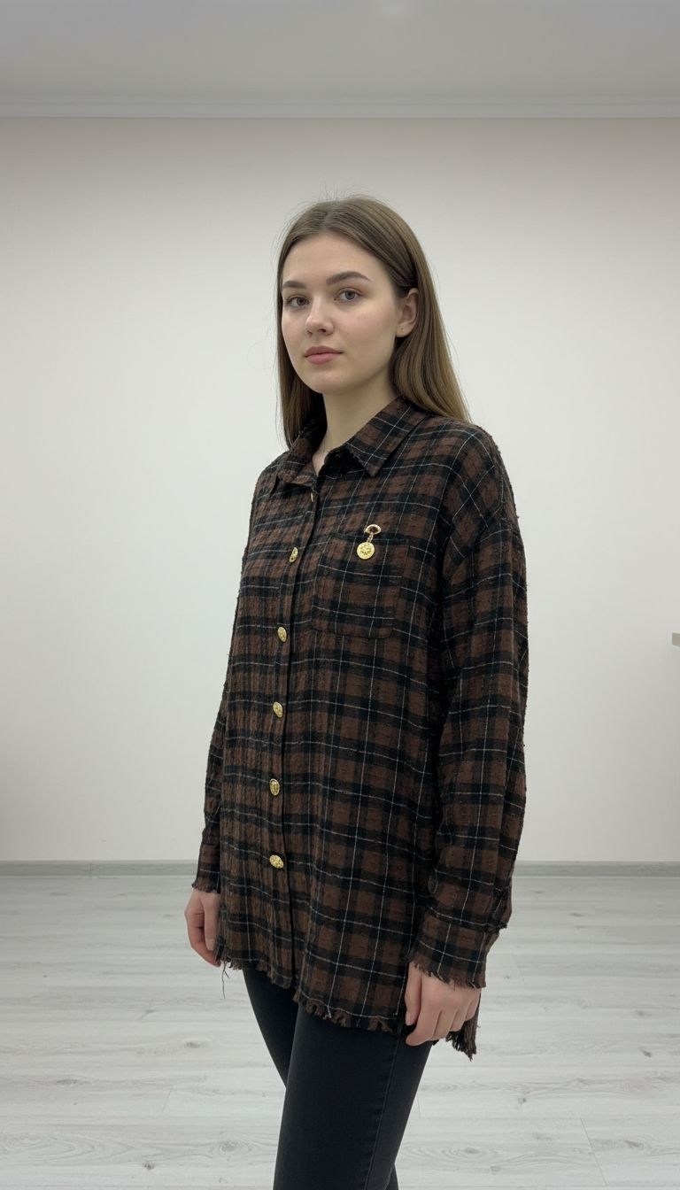 рубашка свободного кроя в клетку,клетчатая рубашка,женская рубашка оверсайз в клетку,рубашка женская в клетку,женская клетчатая рубашка