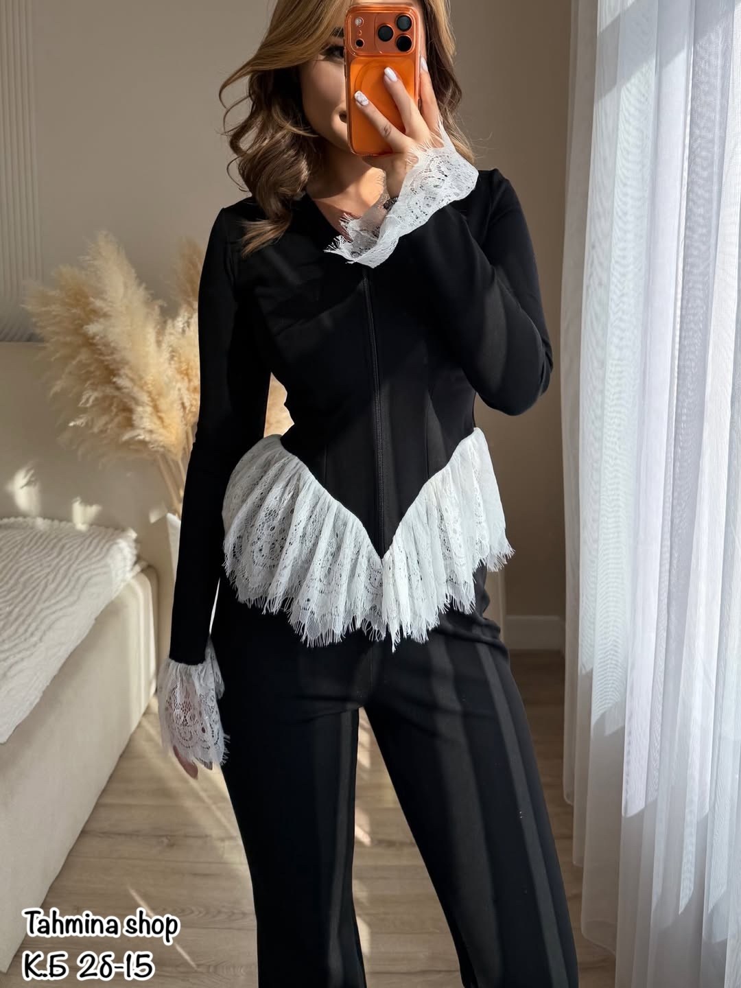 брючный костюм dilana vip 2084 черный,костюм dilanavip 2084 черный,нарядная блузка,костюм брючный 2084 черный dilanavip,костюм женский dilanavip 2084 черный