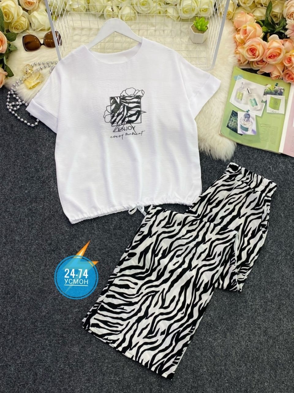 женские костюмы,костюм брючный зебра,женский костюм двойка,модные брюки,костюм с брюками