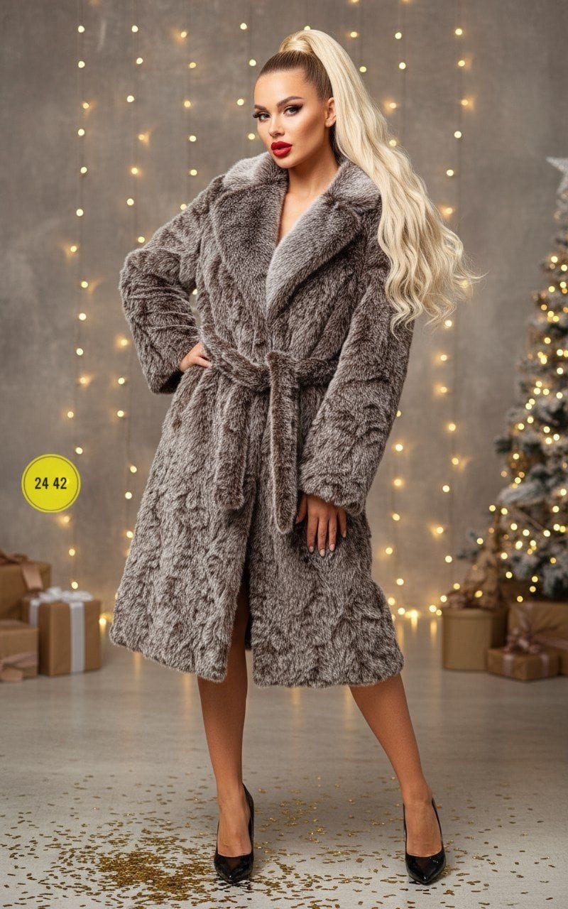 шуба из эко меха,шуба искусственная длинная экошуба ellina,шуба искуственный мех,шуба женская,шуба искусственная чернобурка almita 277890340