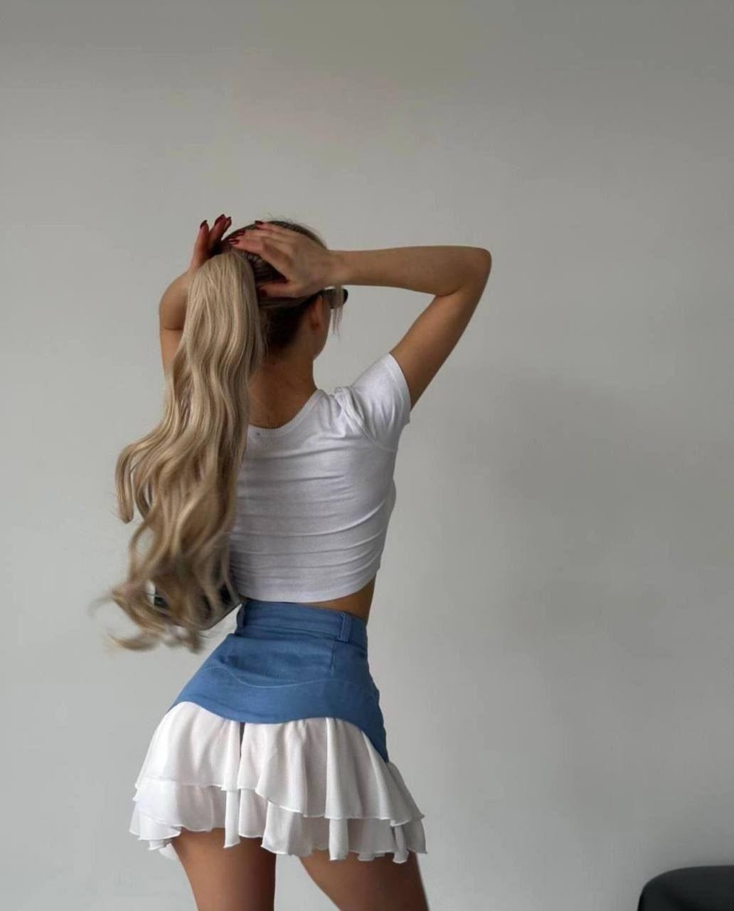 юбка мини,джинсовая юбка с высокой талией,модная женская юбка,джинсовая юбка,юбка джинсовая с воланами короткая