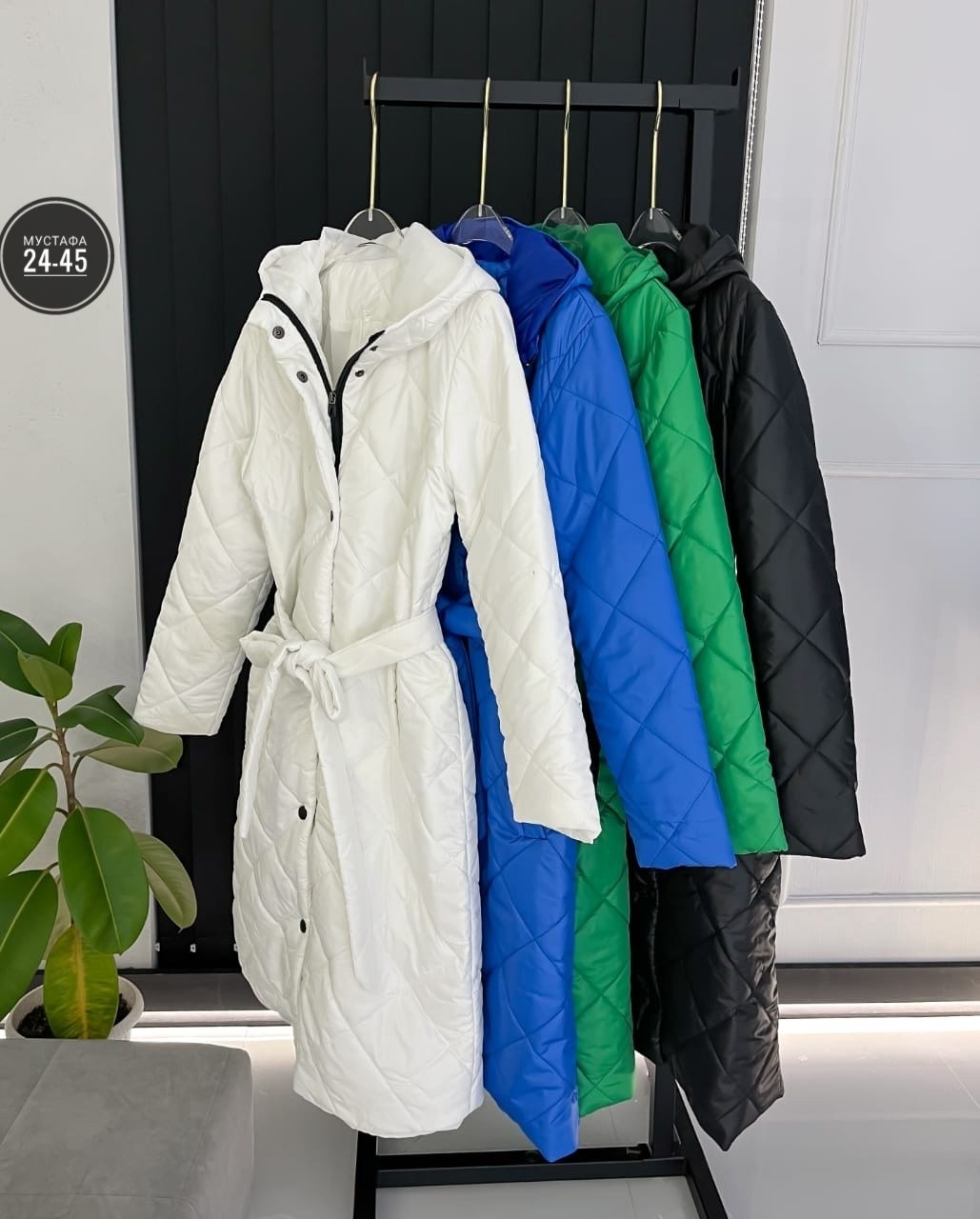 стеганое пальто с капюшоном,стеганое пальто женское,женская верхняя одежда куртка синтепон,женская куртка,верхняя одежда - удлиненная куртка арт. 11911436