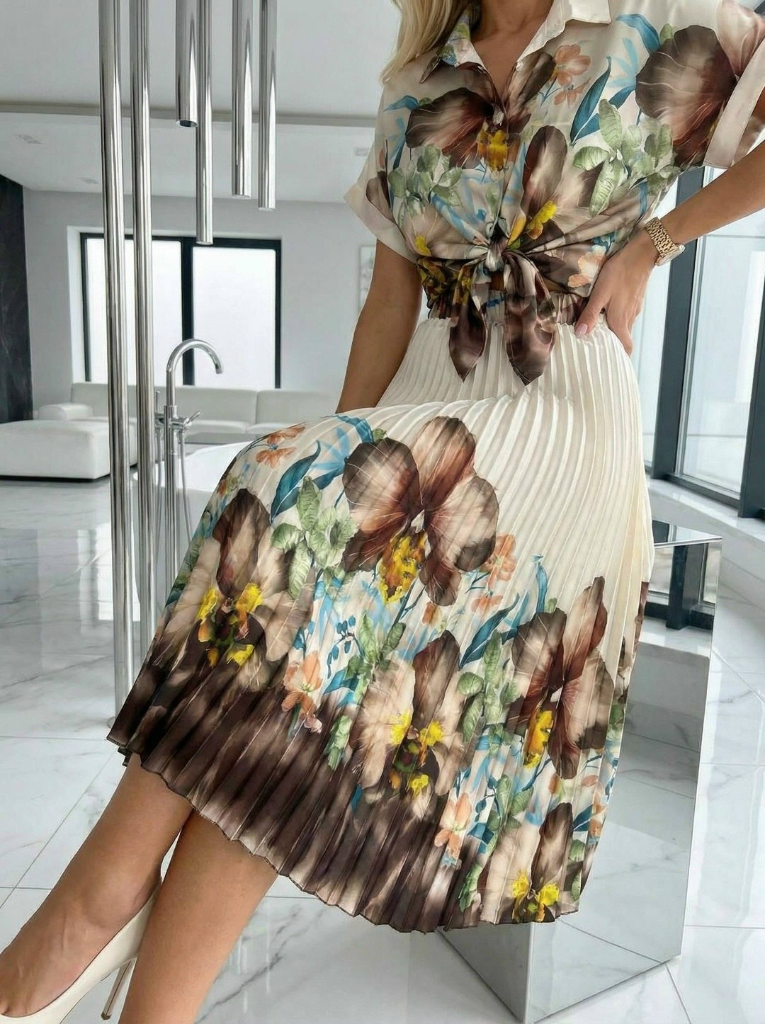 женское плиссированное платье с,юбка плиссе,модное платье,женская плиссированная юбка,юбка плиссе образы