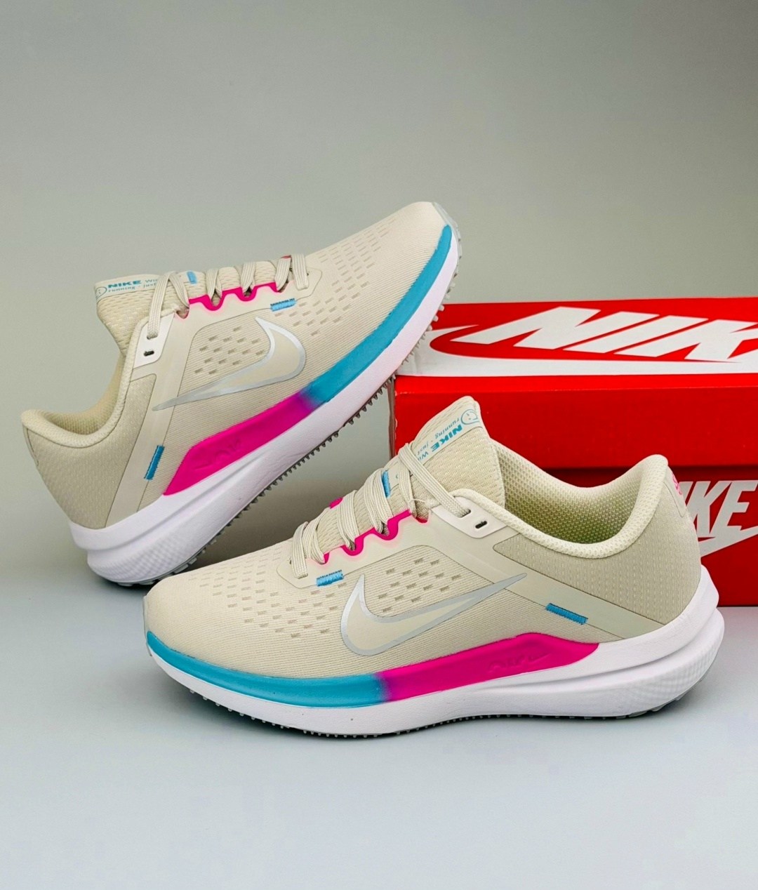 кроссовки nike,женские кроссовки,кроссовки nike wmns air zoom structure 25 'white metallic silver',кроссовки женские nike,кроссовки