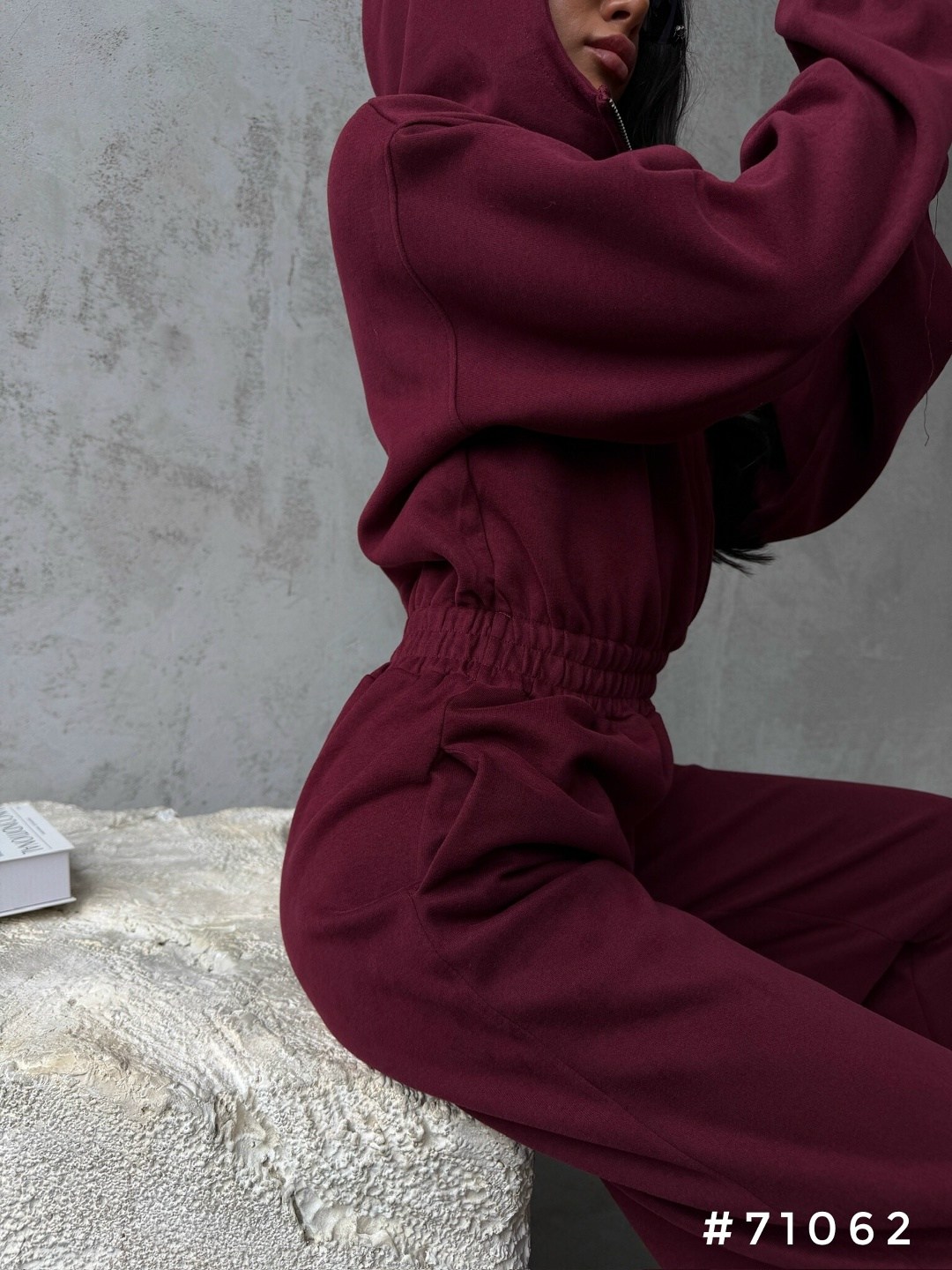 костюм на флисе,спортивный костюм,женский флисовый комбинезон,костюм бордовый,женский костюм