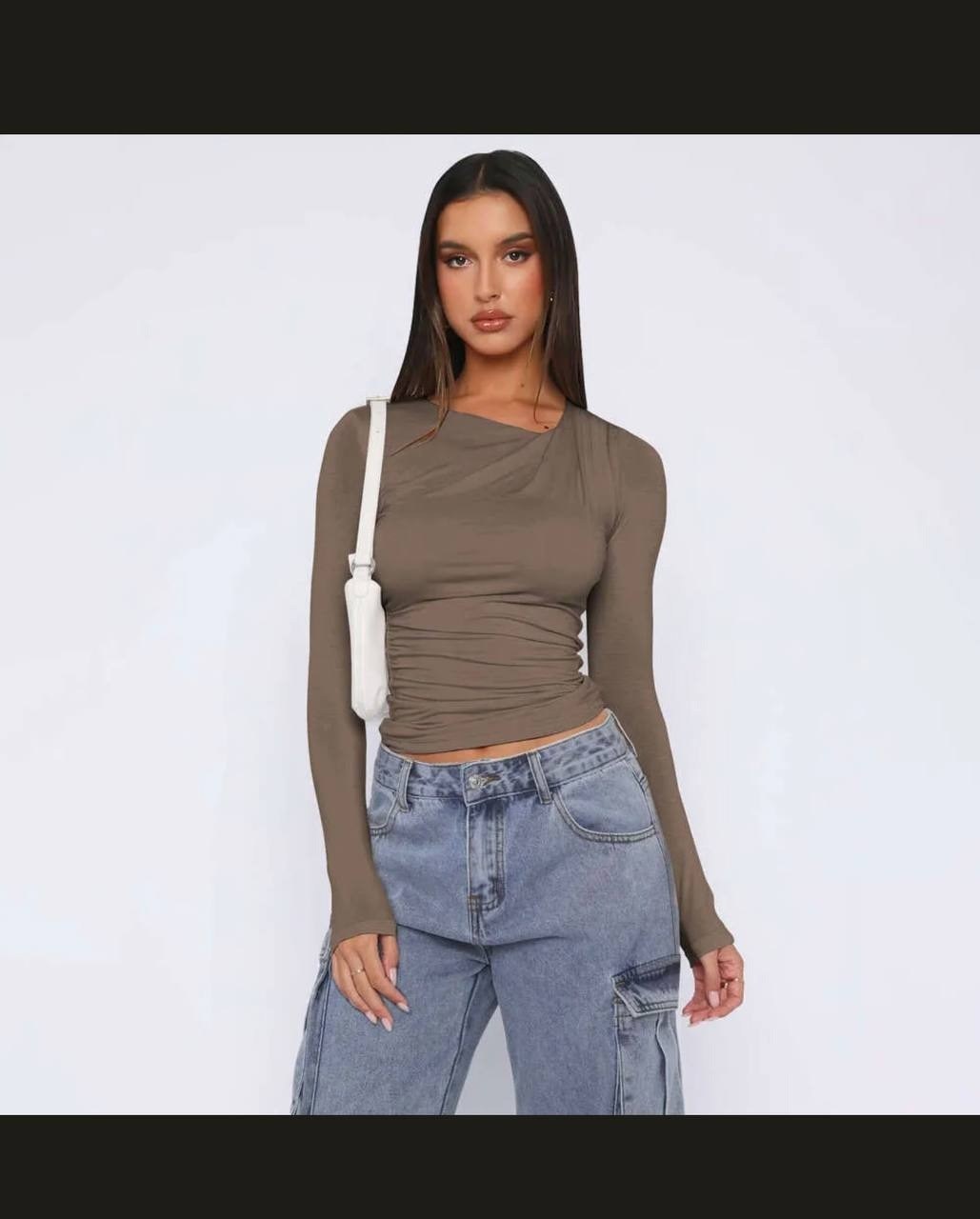 трикотажный топ,лонгслив женские,женские топы,лонгслив женский серый