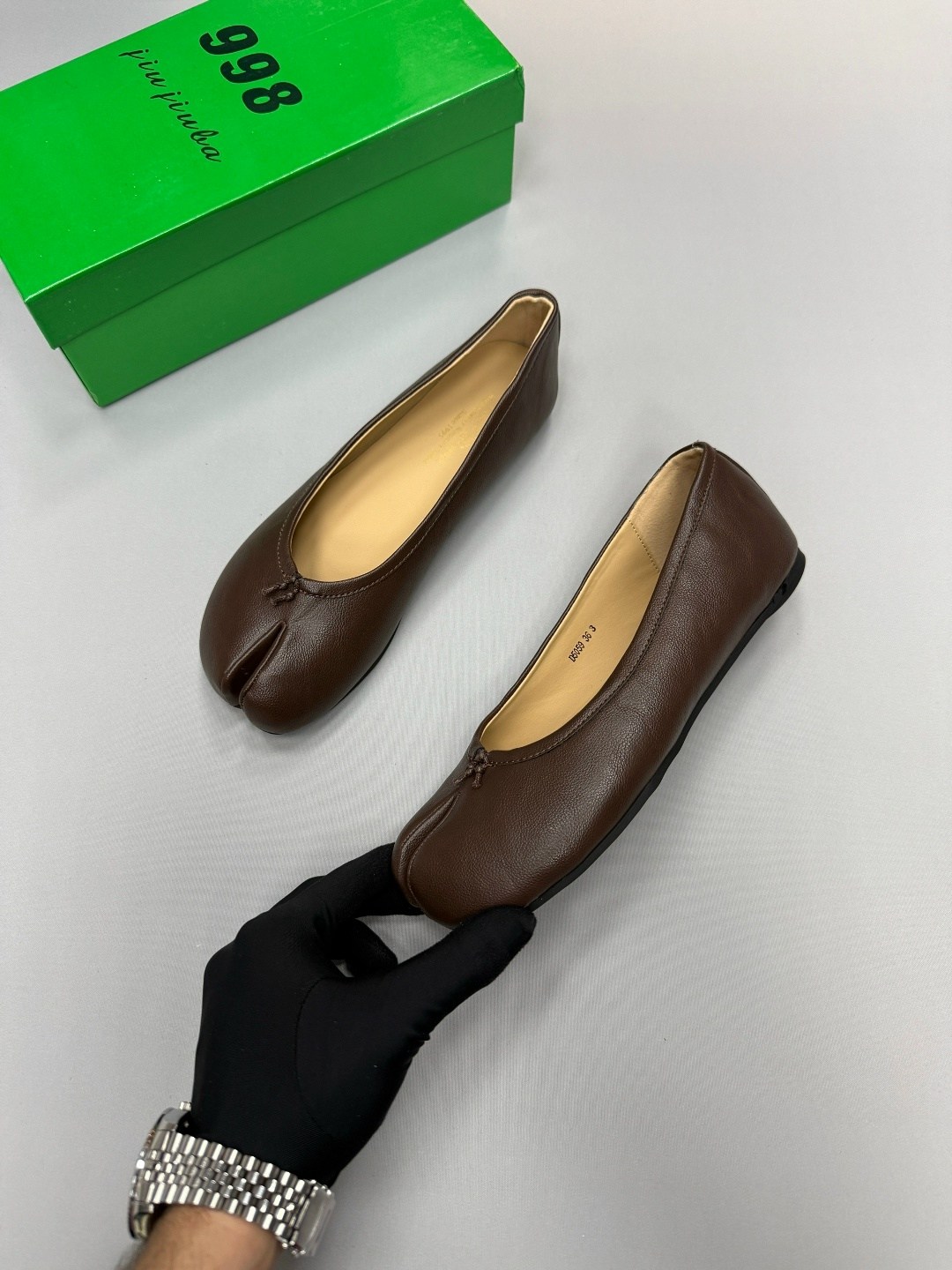 ,maison margiela tabi ballerinas,балетки,кожаные балетки,женские балетки