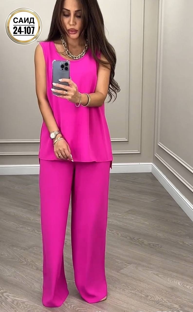 женский брючный костюм двойка,брючный костюм anelli 1398 фуксия,женские костюмы брючные,костюм с брюками нарядный,костюм двойка женская