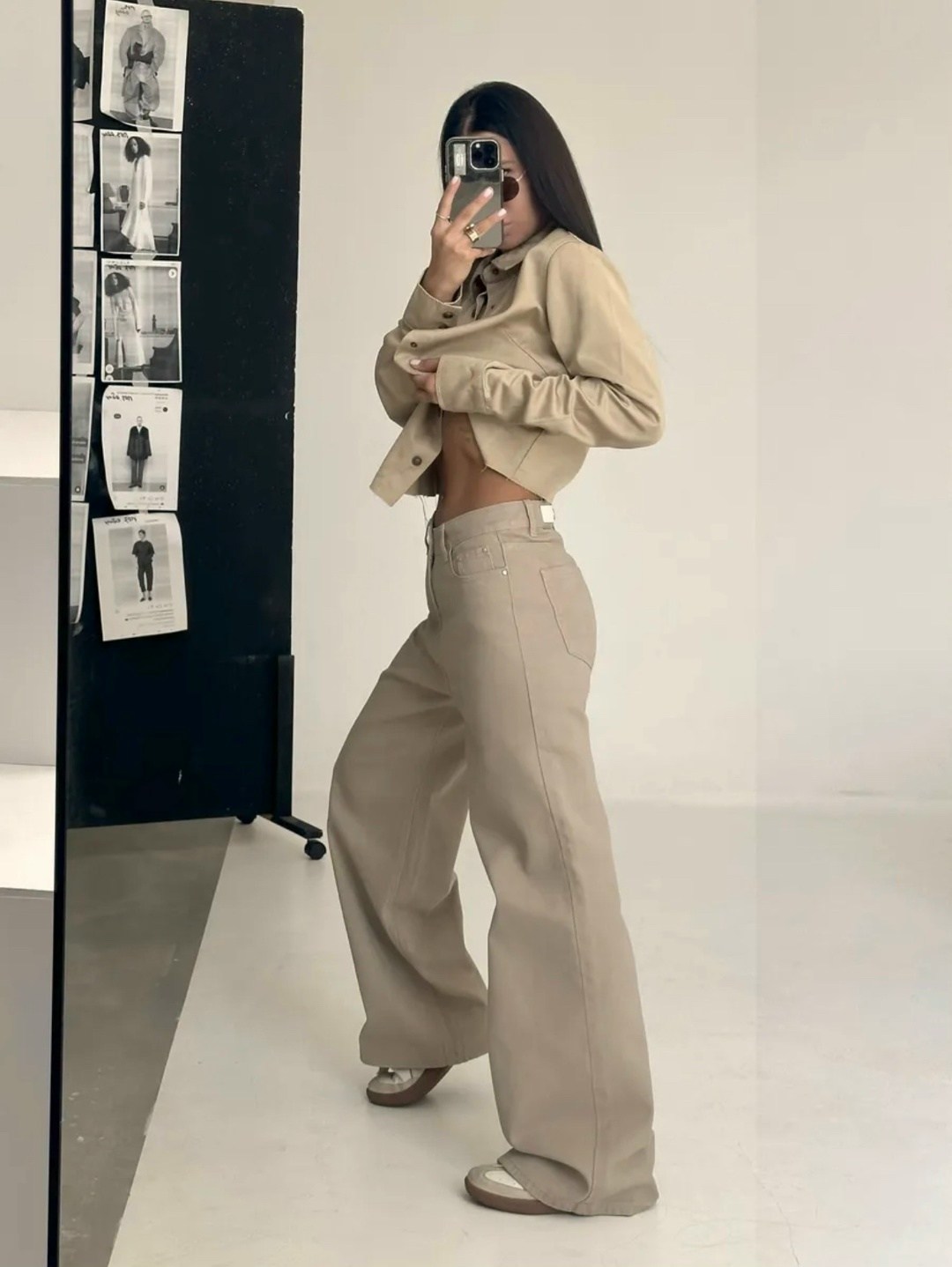 джинсы madmext бежевый,мода стиль,бежевые брюки,брюки стиль