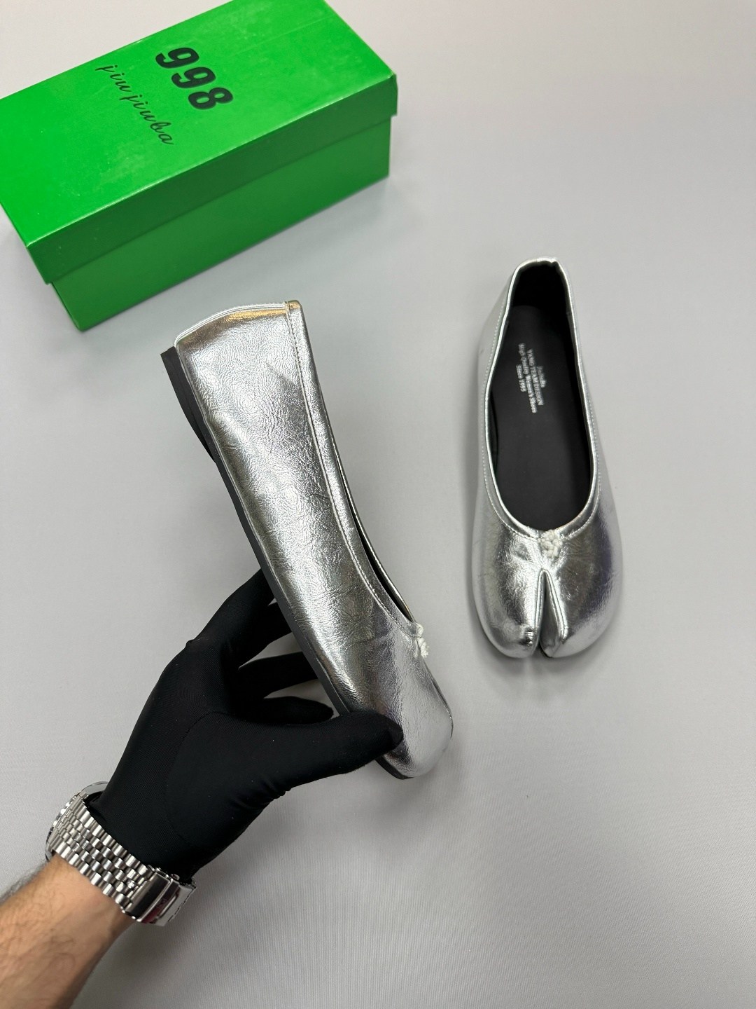 ,maison margiela tabi ballerinas,балетки,кожаные балетки,женские балетки