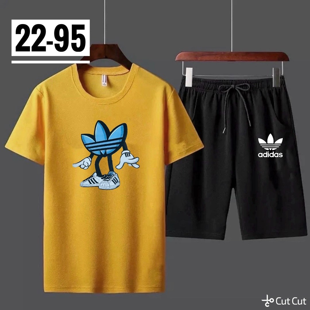 комплект футболок adidas,спортивные костюм,костюм повседневный,костюм шорты и футболка,костюм спортивный мужской