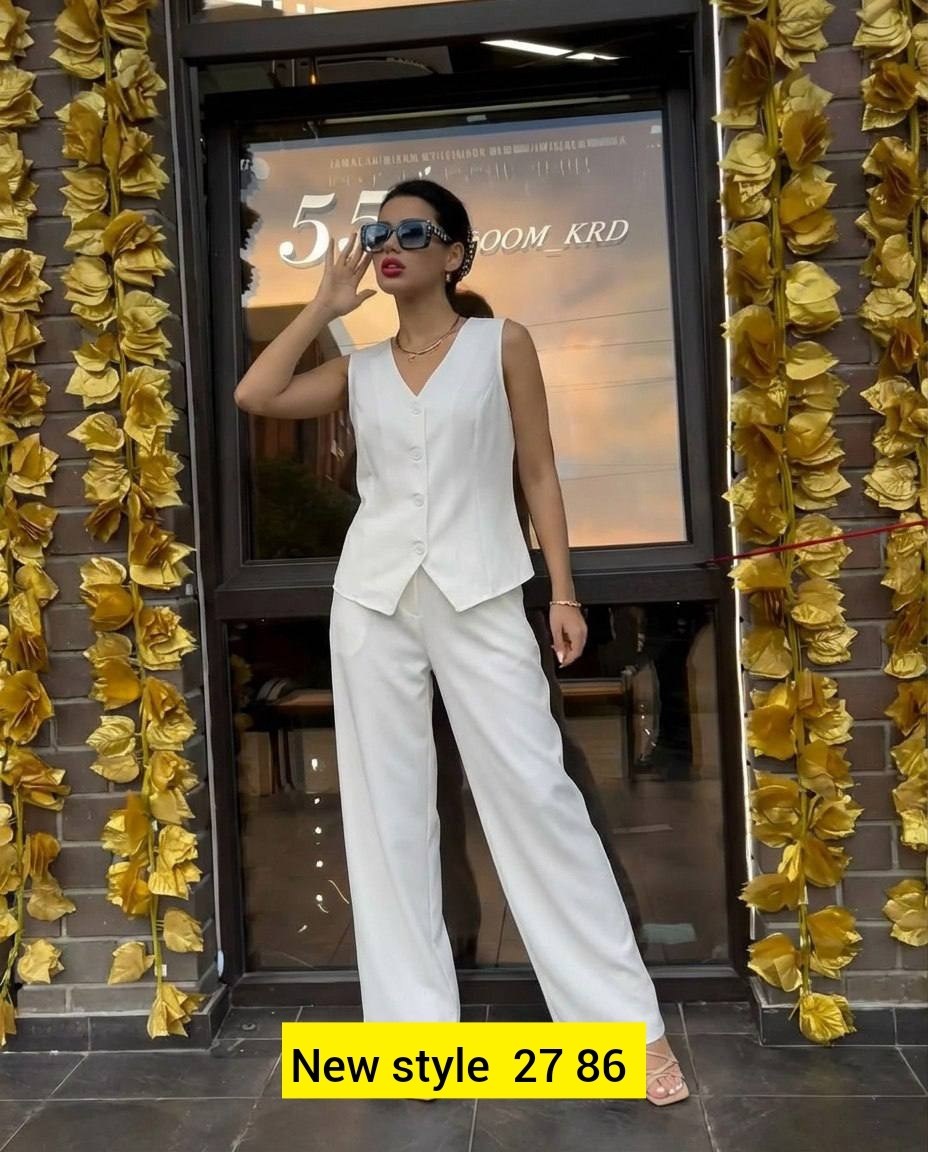 костюм брючный с жилеткой женский,костюм брючный палаццо,деловой брючный костюм с жилетом 14677 фабрика моды модницы,костюм двойка женский брючный,классический костюм брючный с жилетом