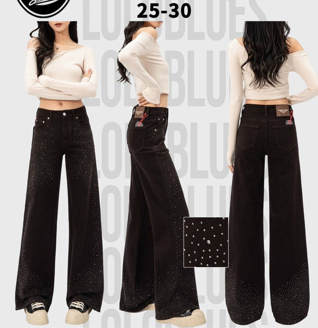 женские джинсы со стразами,джинсы в стразах,джинсы женские,женские длинные джинсы со стразами,джинсы прямые широкие со стразами lady sharm