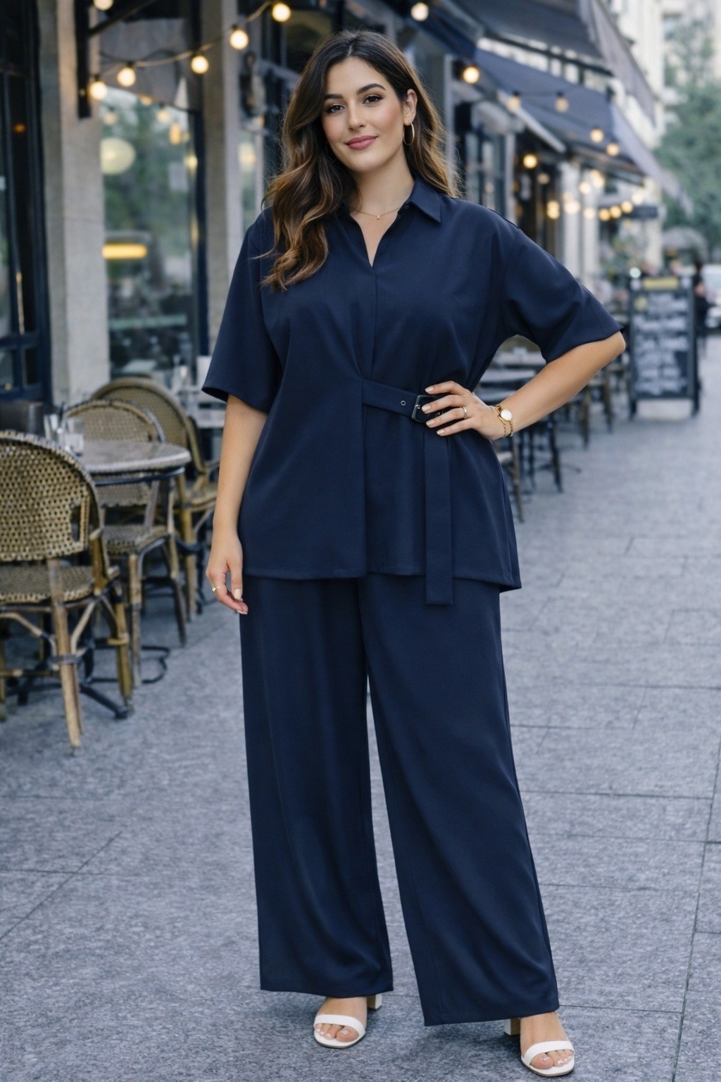 брючный костюм,брючный комплект,костюм с брюками,брючный костюм женский,костюм rumoda 2213 коричневый