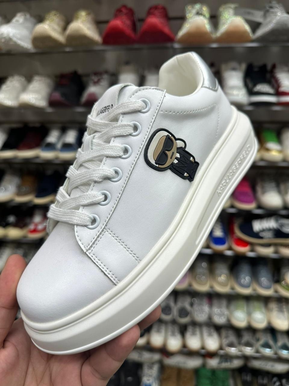 кроссовки кожаные karl lagerfeld kapri nft белый,,кроссовки karl lagerfeld,кроссовки karl lagerfeld женские,кеды karl lagerfeld женские