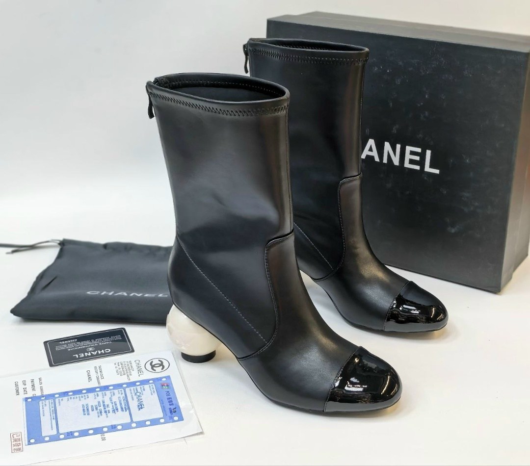 ,сапоги шанель,сапоги chanel,женские сапоги,женские кожаные сапоги