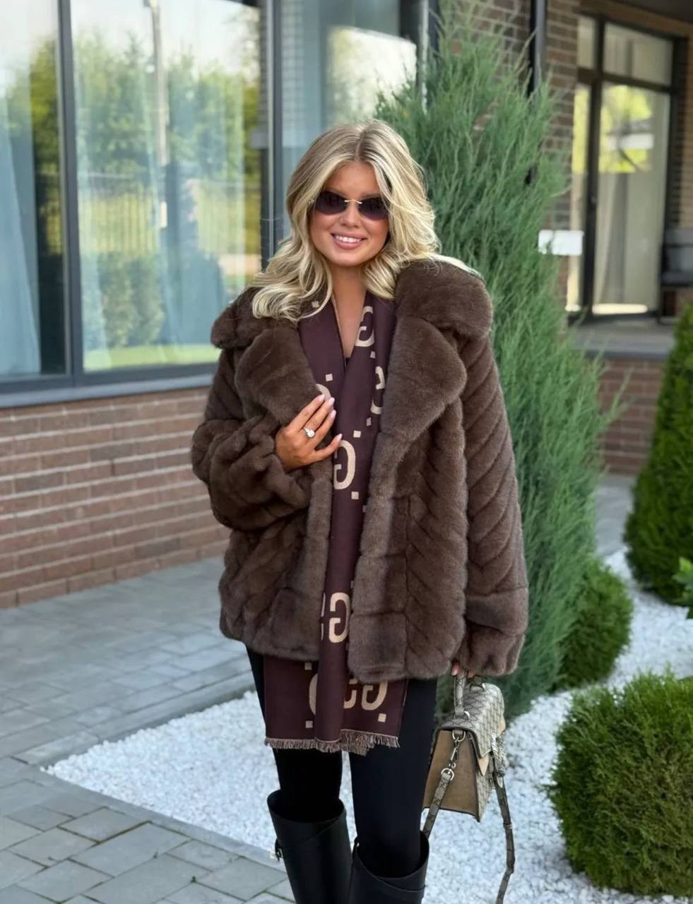 шуба из экомеха под норку city furs,шуба из эко меха,шуба из экомеха под норку city furs цвет коричневый,шуба соболь,норковая шуба