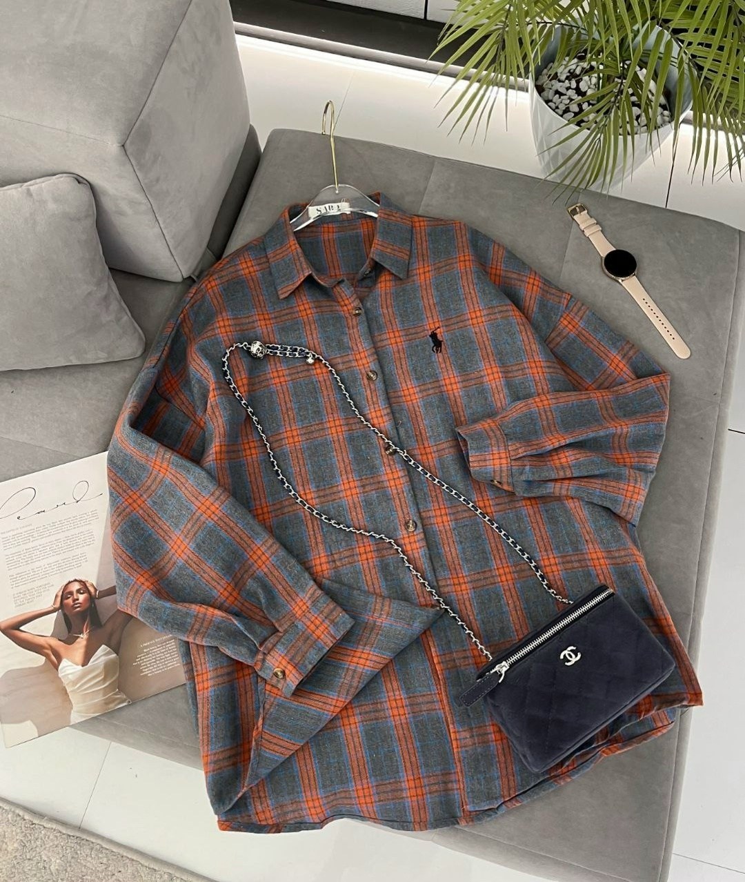 рубашка оверсайз в клетку betrendy wear,рубашка женская в клетку,рубашка женская оверсайз в клетку,рубашка в клетку,рубашка оверсайз в клетку удлиненная