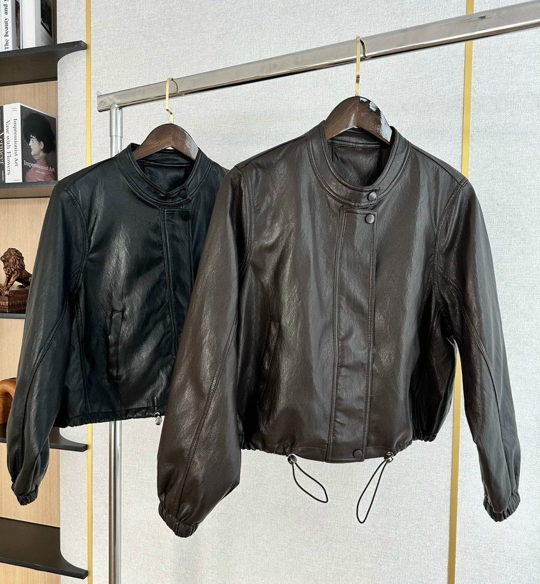 женская кожаная куртка,кожаная куртка,стильная куртка,куртка из экокожи,куртка бомбер из экокожи emberens