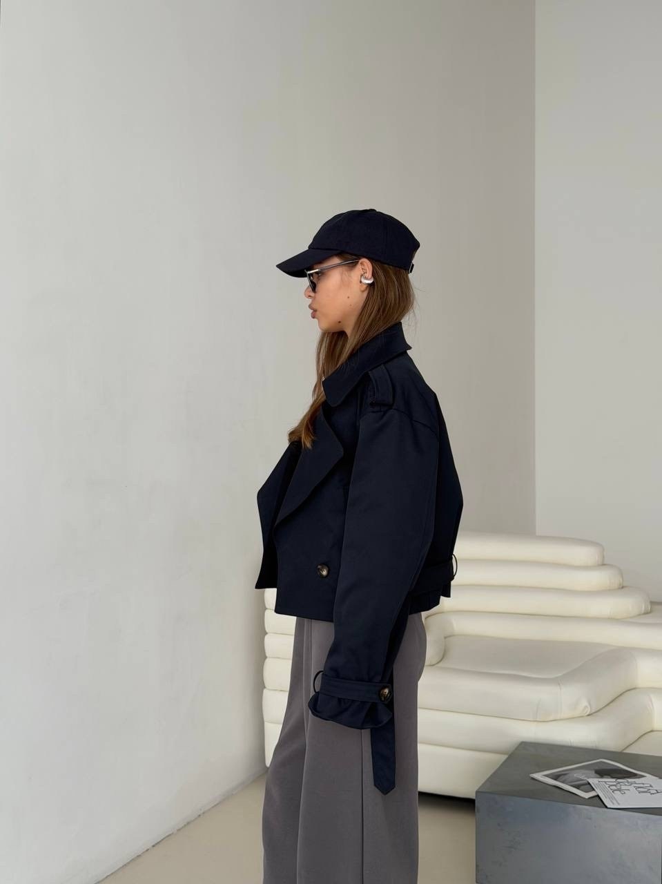 легкая куртка,полупальто,куртка женская,широкие брюки,косуха оверсайз