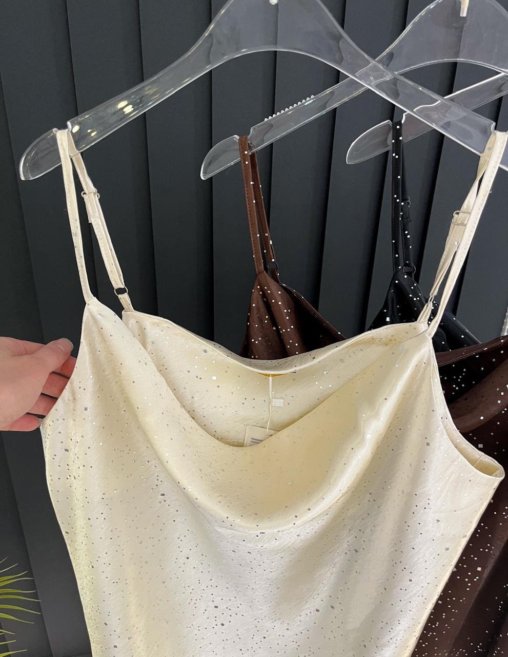 женские топы,топ с пайетками,майка с пайетками,топ с люрексом,женский топ на бретельках