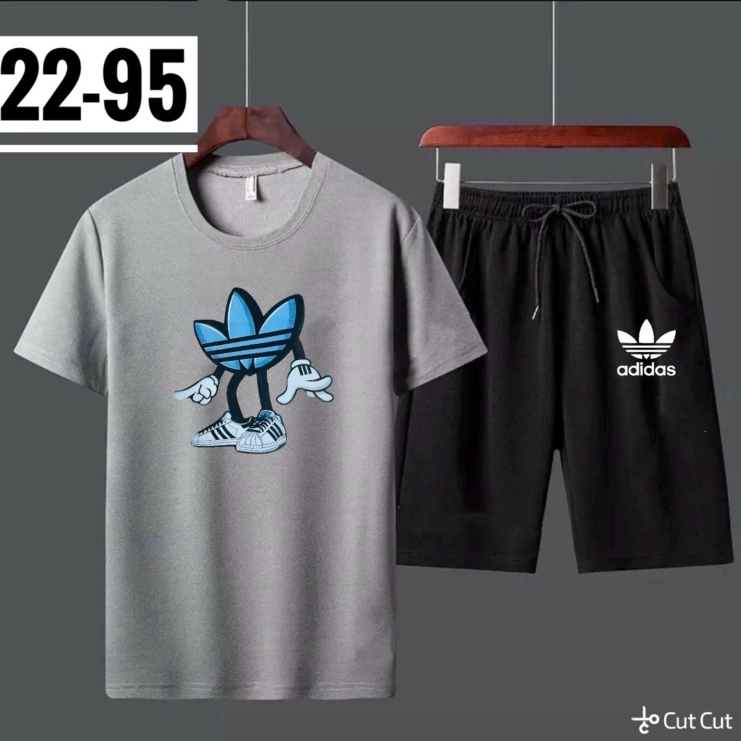 комплект футболок adidas,спортивные костюм,костюм повседневный,костюм шорты и футболка,костюм спортивный мужской