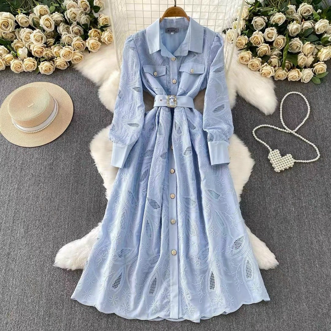 платье,модное платье,голубое платье,платье приталенное,джинсовое платье женское