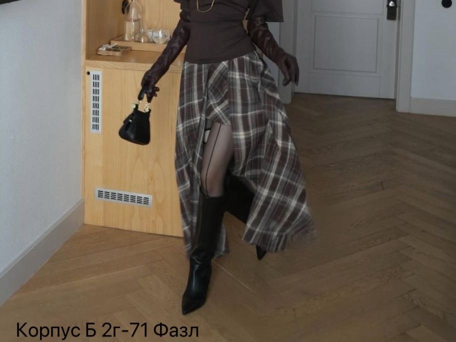 юбка в клетку,юбка,теплая юбка,юбка миди,модная юбка