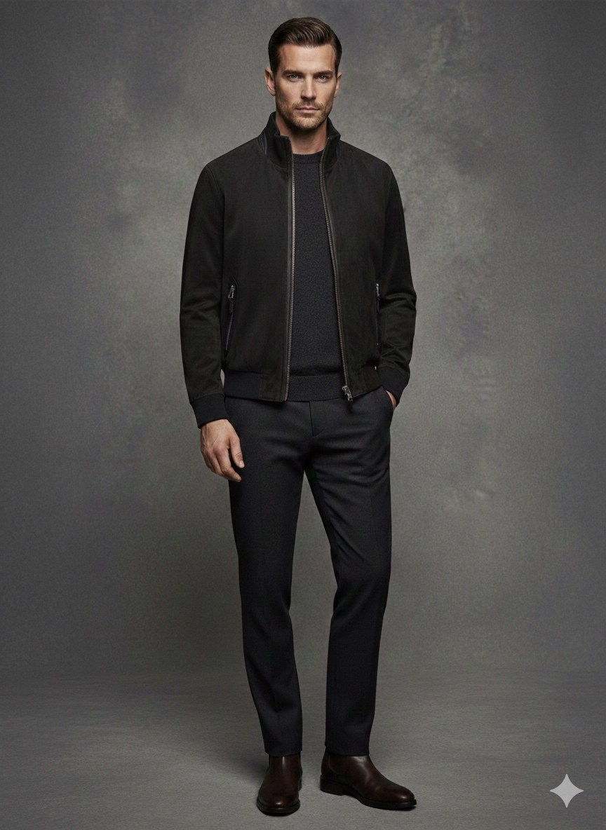 мужская кожаная куртка,стильная одежда для мужчин, стильная,кожаная куртка,мужской стиль одежды