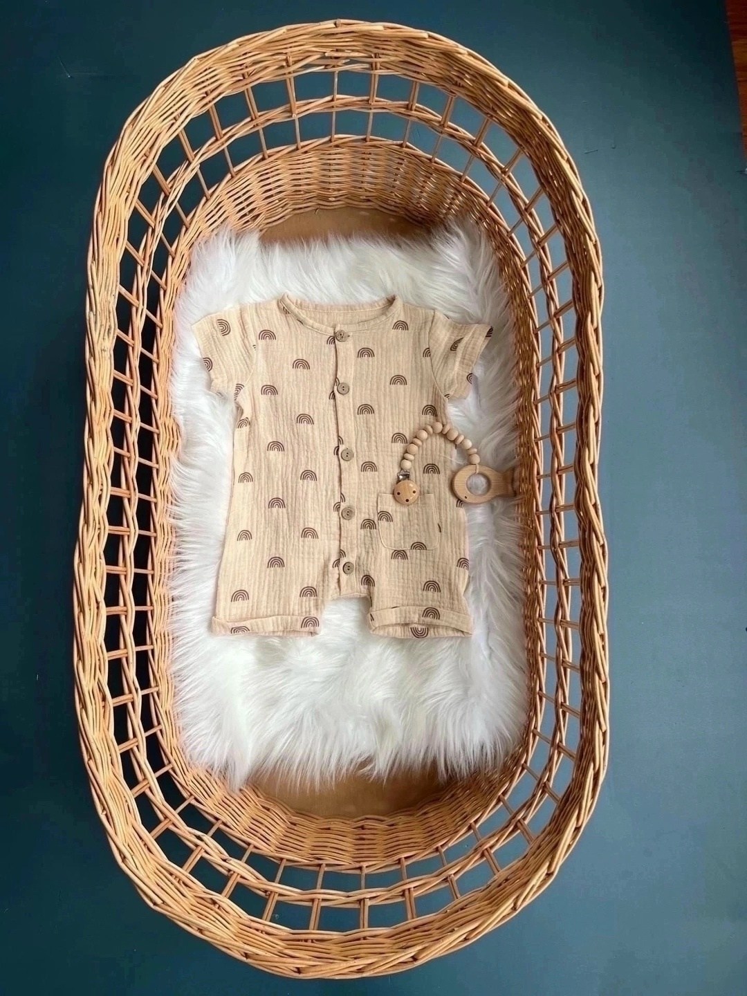 песочник из муслина,корзина под кокон зевушка,кокон для новорожденного,baby boom кокон для новорожденных с плетеной корзиной,колыбель для новорожденного