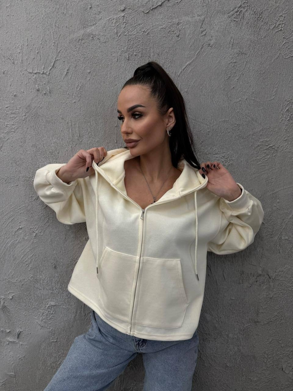 оверсайз толстовка,толстовка женская,женская кофта,толстовка,толстовка на молнии