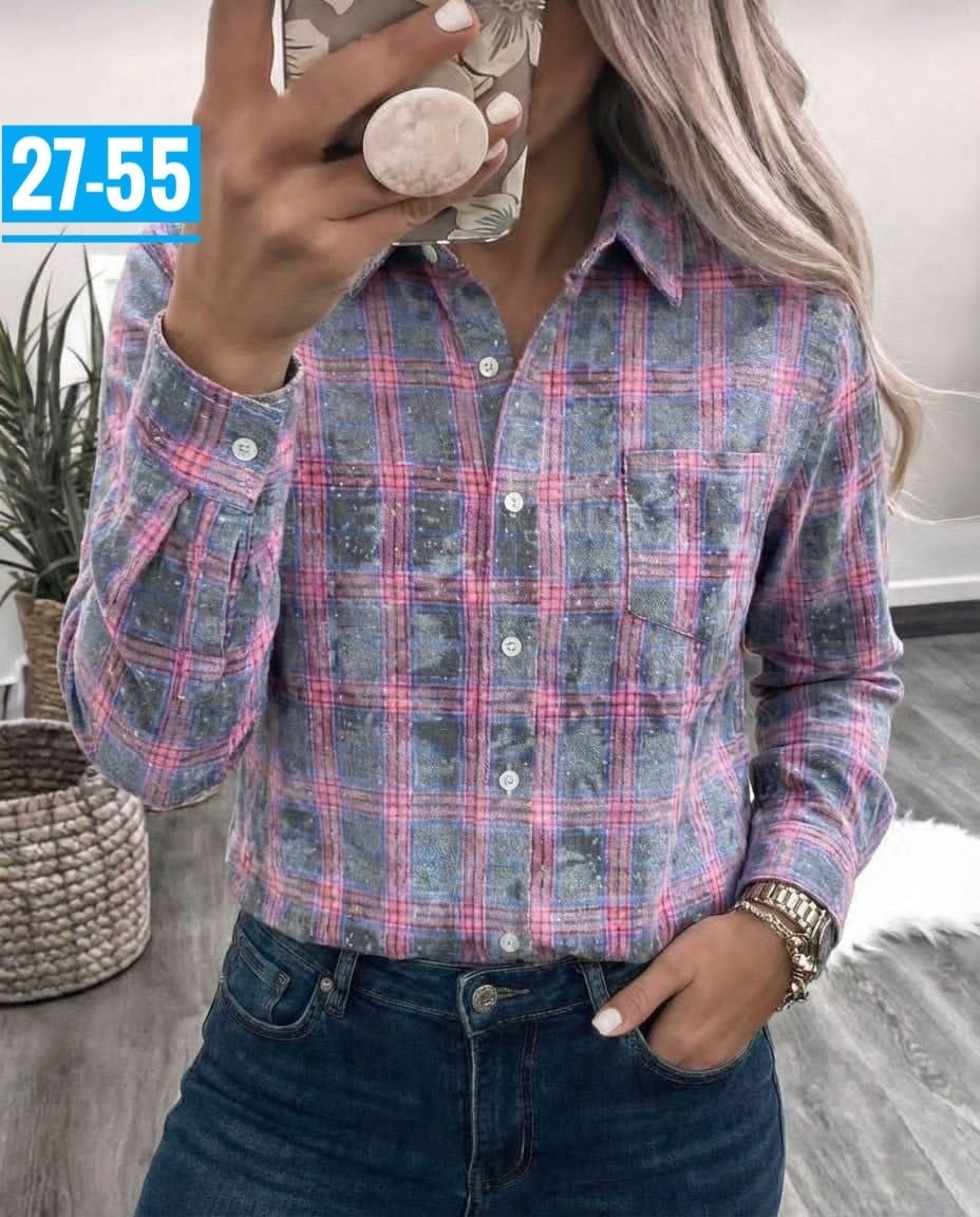 рубашка в клетку женская,женская рубашка,рубашка в клетку женская ,клетчатая рубашка женская теплая,повседневная рубашка