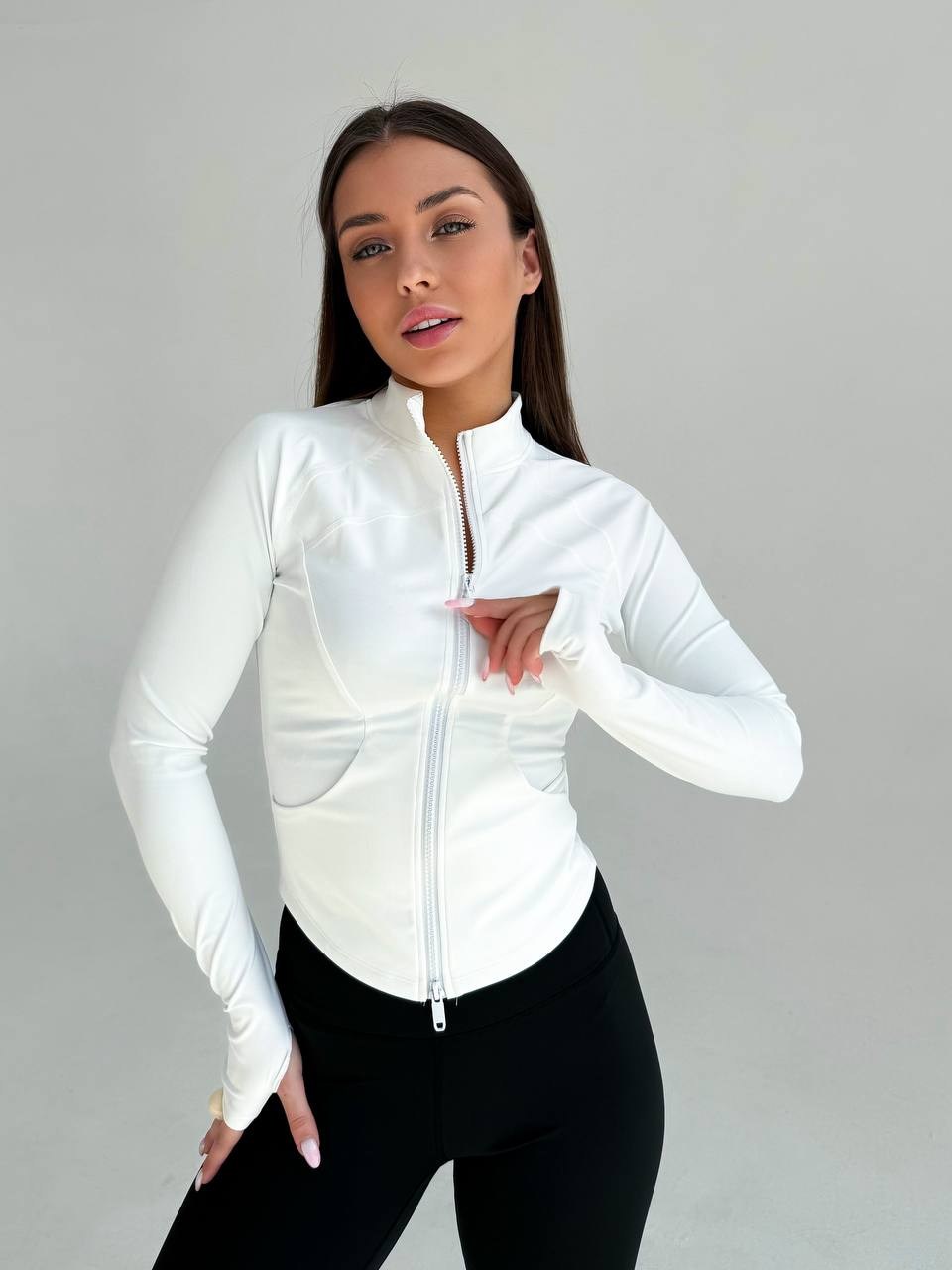 спортивная кофта на молнии обтягивающая acizsline,спортивная кофта на молнии обтягивающая acizsline 193044388,спортивная кофта на молнии обтягивающая,кофта женская спортивная на молнии,спортивная кофт