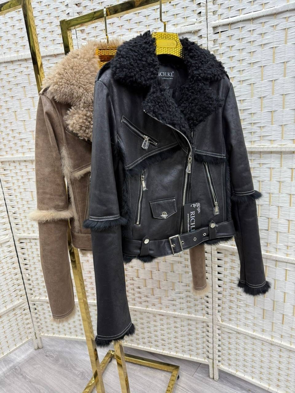 дубленка овчина мериновая авиатор,дубленка авиатор,дубленка из эко меха женская авиатор,дубленка авиатор женская,aftf basic дубленка черная авиатор