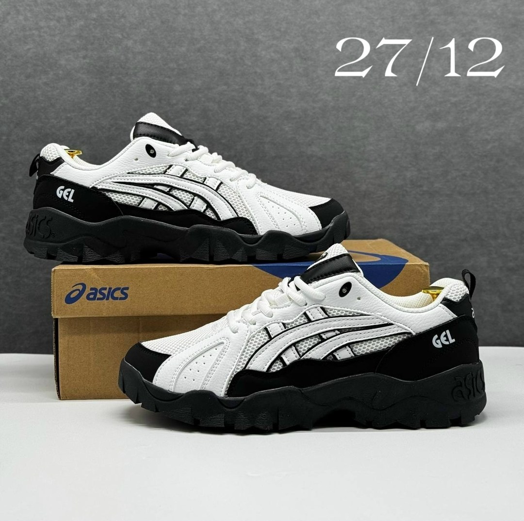 кроссовки asics,кроссовки asics gel,кроссовки-gel-pickax asics,asics низкие повседневные кроссовки gel-truck с противоскользящей амортизацией белые черные,