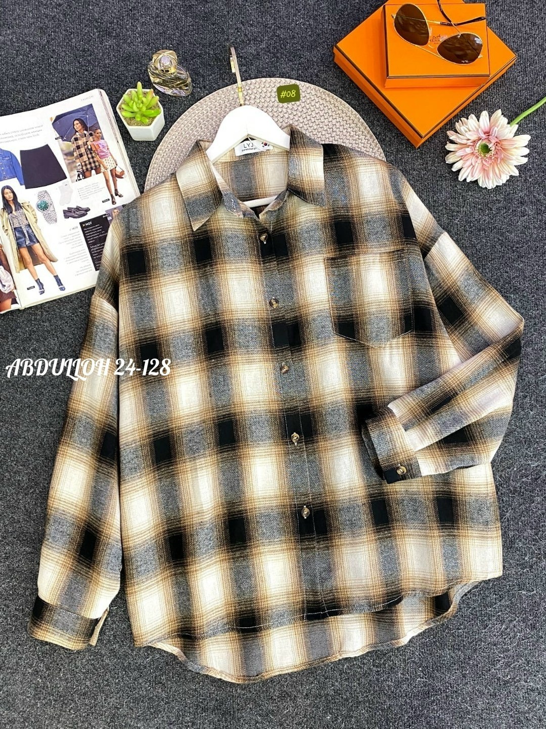 женская рубашка,рубашка в клетку,рубашка в клетку женская,клетчатая рубашка,рубашка женская оверсайз в клетку