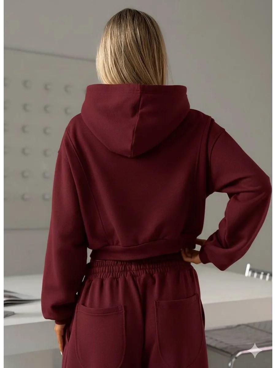 свитшот оверсайз с начесом и молнией воротником надписью y2k,свитшот женская,свитшот бордовый,костюм женский на флисе,спортивный костюм