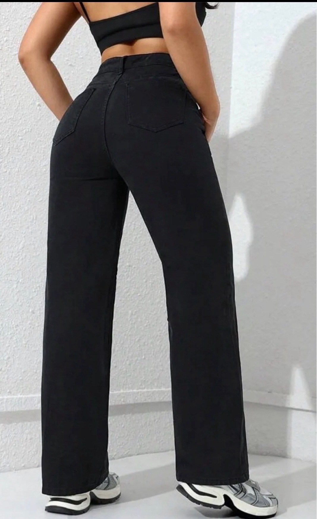 джинсы широкие,джинсы черные широкие,джинсы широкие палаццо,джинсы широкие женские,джинсы трубы женские с высокой посадкой