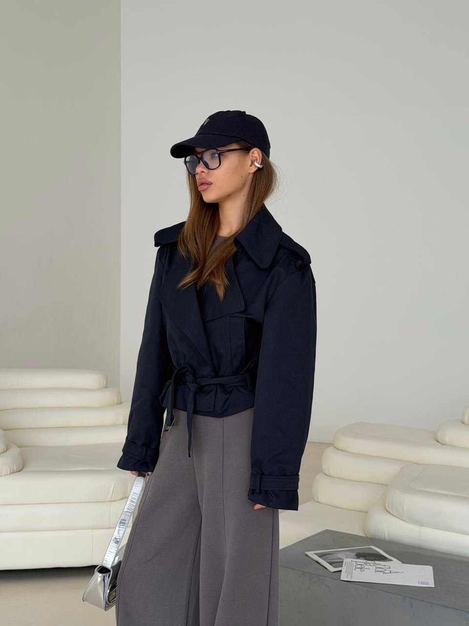 легкая куртка,полупальто,куртка женская,широкие брюки,косуха оверсайз