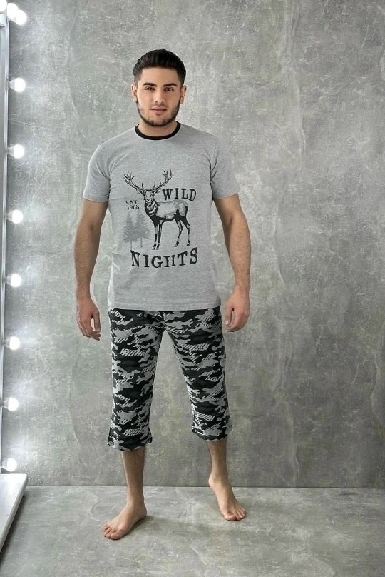 пижама мужская,костюм мужской домашний с бриджами,пижама мужская теплая,мужская пижама с шортами трикотаж,пижама с штанами