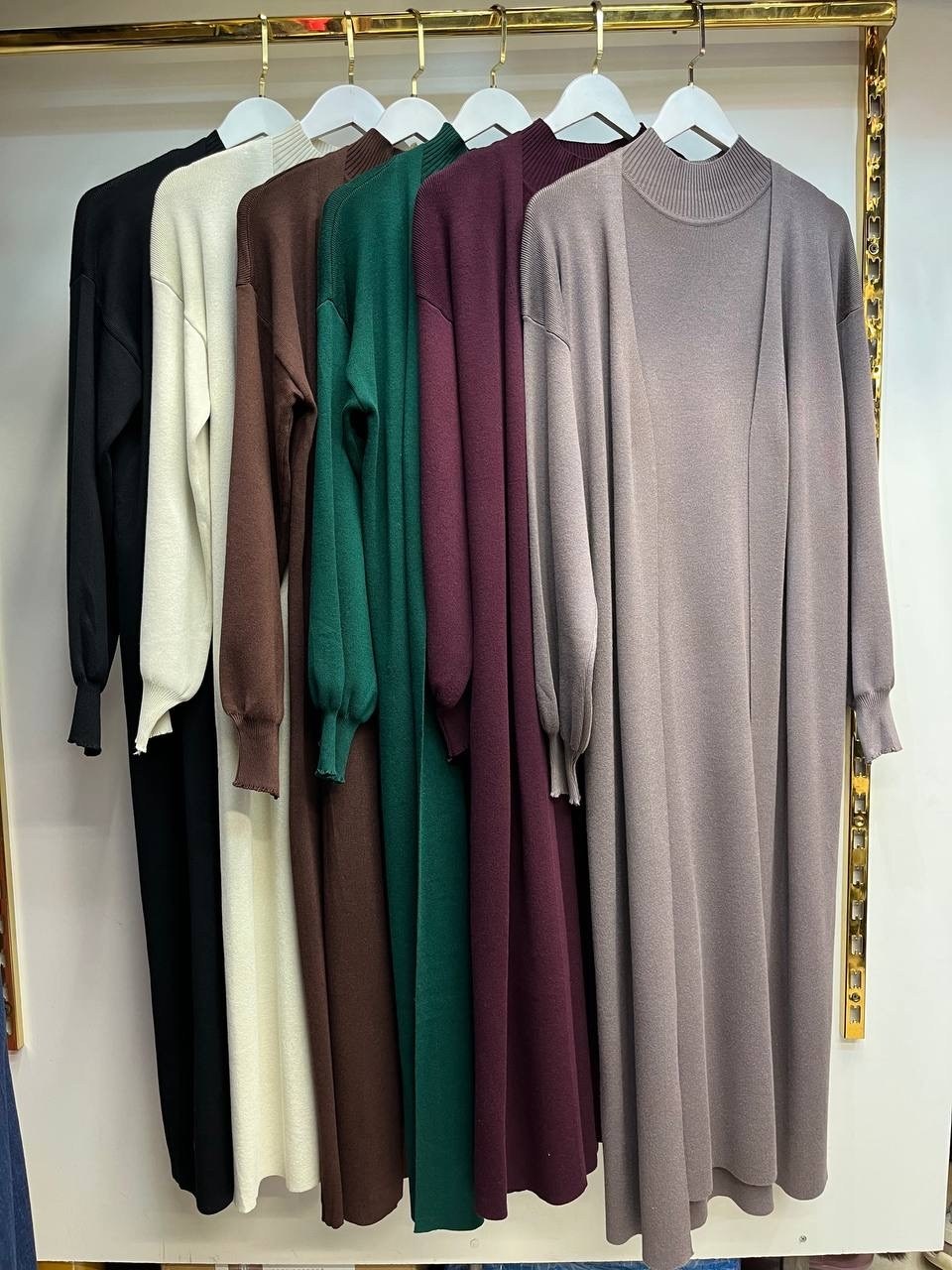 платье лапша длинное с кардиганом,кашемировая двойка платье миди + кардиган,платье накидка,трикотажное платье