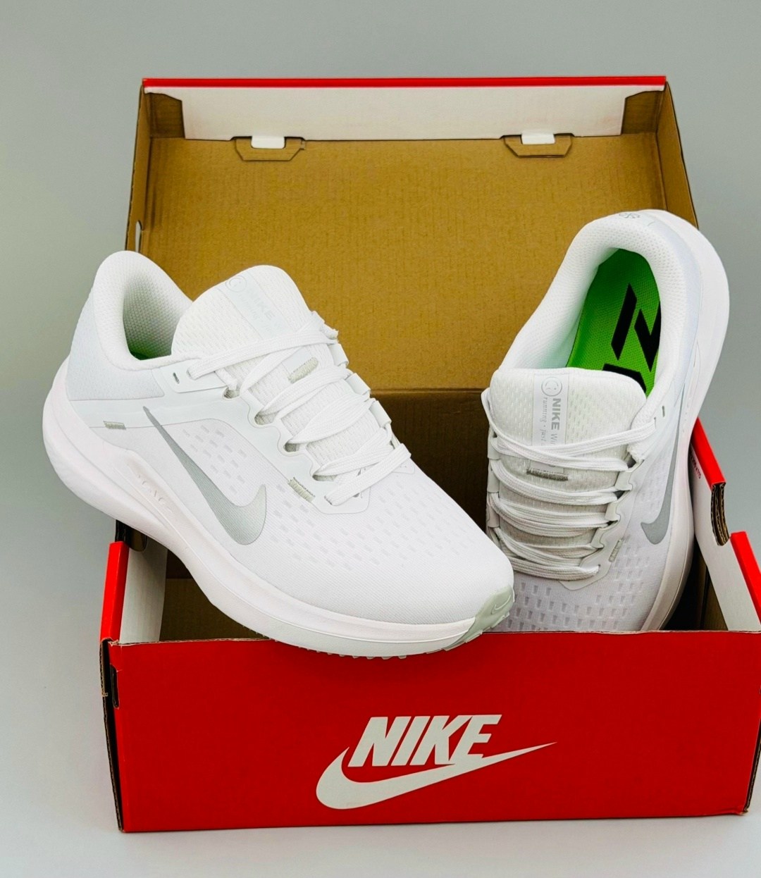 кроссовки nike,женские кроссовки,кроссовки nike wmns air zoom structure 25 'white metallic silver',кроссовки женские nike,кроссовки