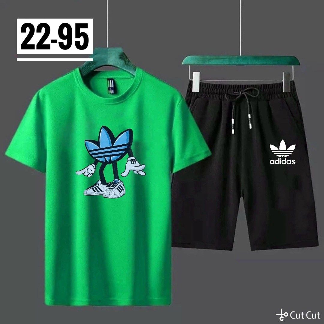 комплект футболок adidas,спортивные костюм,костюм повседневный,костюм шорты и футболка,костюм спортивный мужской