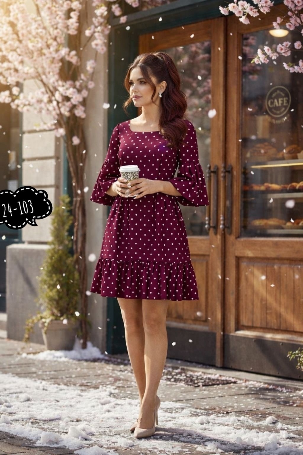 платье женское,платье,платье в горошек,платье для полных,женское платье в горошек