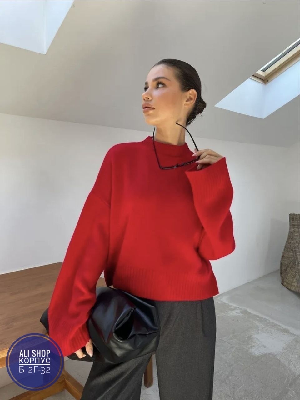 свитер вязаный оверсайз с горлом от бренда кк fashion,свитер оверсайз с горлом shwэdar 120571227,вязаный свитер оверсайз с горлом шерстяной polly oztrend 244712103,вязаный свитер оверсайз с горлом шер