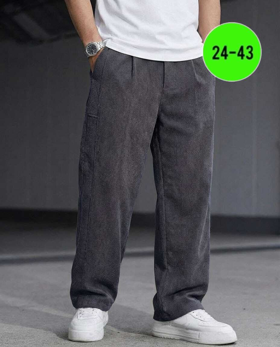 мужские широкие брюки,мужские брюки,повседневные брюки,брюки штаны,вельветовые штаны